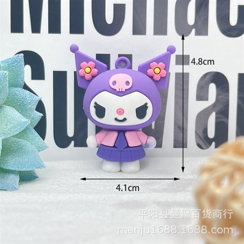 Kute Kuromi TÍM VÁY TÍM đứng size mini