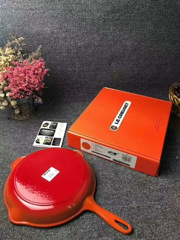 Chảo LC 27.5*43*5cm màu cam