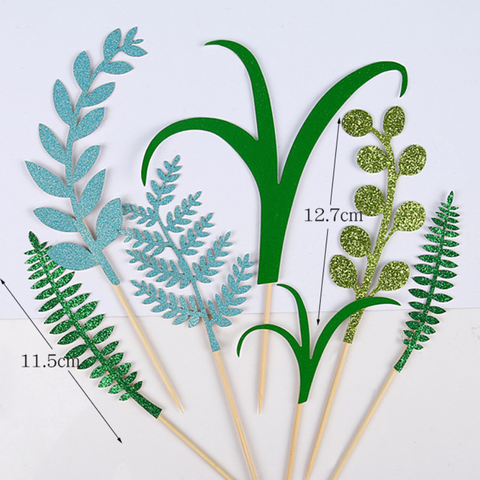 Set cây cắm lá xanh dương xỉ