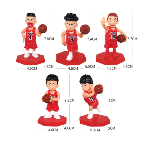 Set trang trí đội bóng rổ đỏ