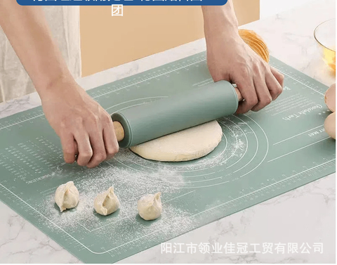 Cán bột silicon tay gỗ size 30cm