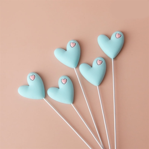 SET que cắm 5 tim SLC màu XANH