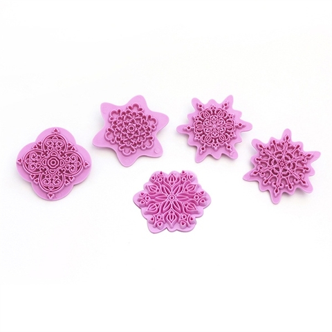 Set 5 khuôn nhấn BÔNG TUYẾT + ...