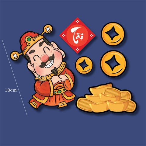 Set que giấy-TẾT thần tài KHỔNG LỒ