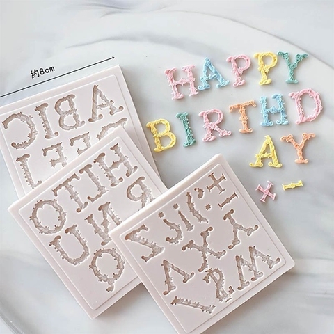 SET 3 Khuôn F chữ A-Z MẪU 5
