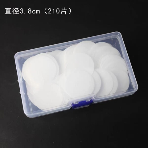 Giấy gạo tròn làm hoa size 3,8cm (hộp 210c)