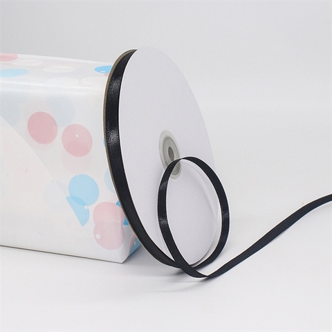 RB lụa 0.6cm *91m cuộn TO màu ĐEN