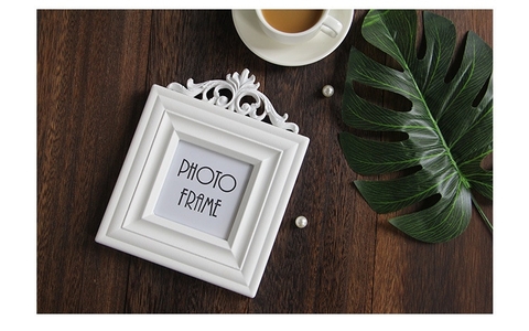 Khung trắng decor chụp ảnh