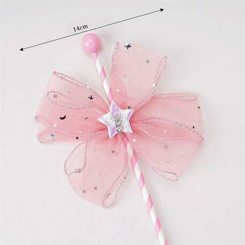 Que cắm Nơ sao đá hồng LOẠI TO ĐẸP 13K