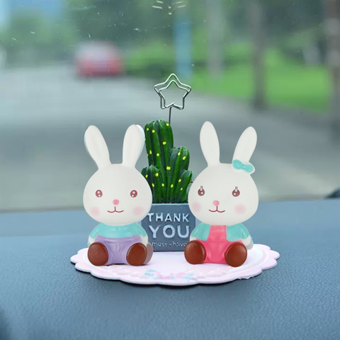 Set thỏ tai dài hồng-tím