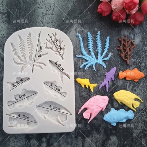 Khuôn F slc cá+rong biển