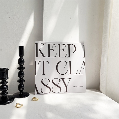 Bìa ảnh decor 30*30cm - KEEP IT