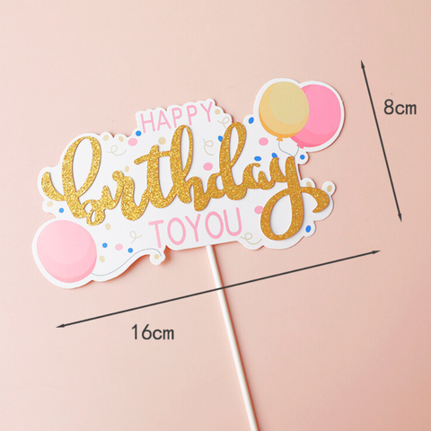 Que cắm HPBD to you+ bóng bay