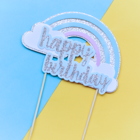 Que cắm HPBD cầu vồng NHŨ xanh