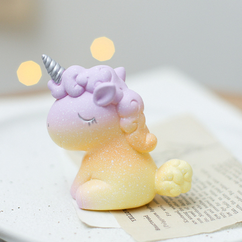 Đồ chơi Unicorn béo Vàng Tím