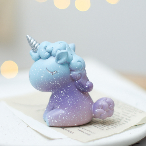 Đồ chơi Unicorn béo Xanh Tím