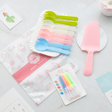 Dao dĩa sắc màu 10p (Hàn miệng)