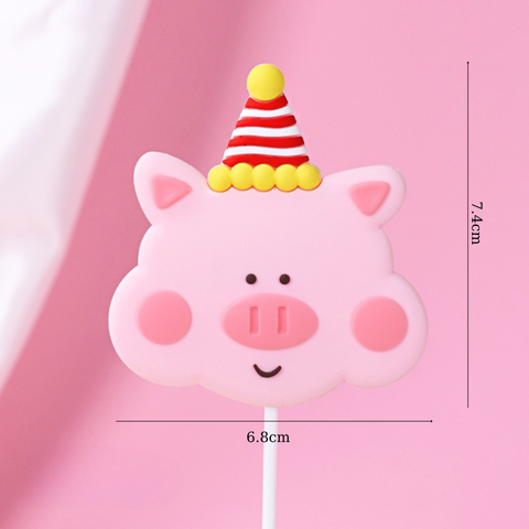 Que SLC kute lợn mũ hồng kẻ đỏ