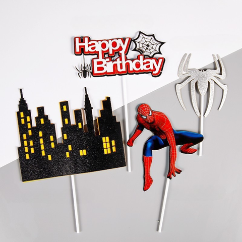 Set cắm Spiderman Nhện nhà đen + nhện bạc