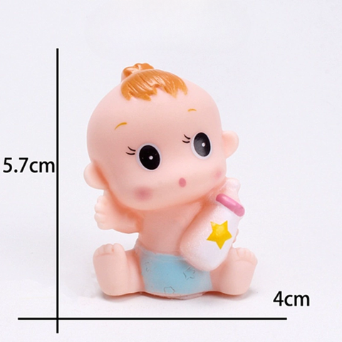 Em bé bình sữa NHỰA-xanh