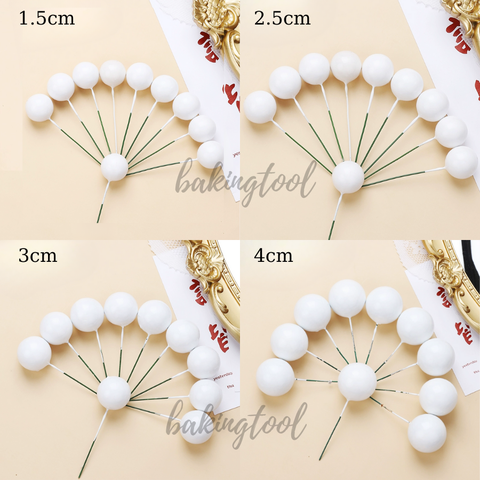 Bóng 4 size TRẮNG lì