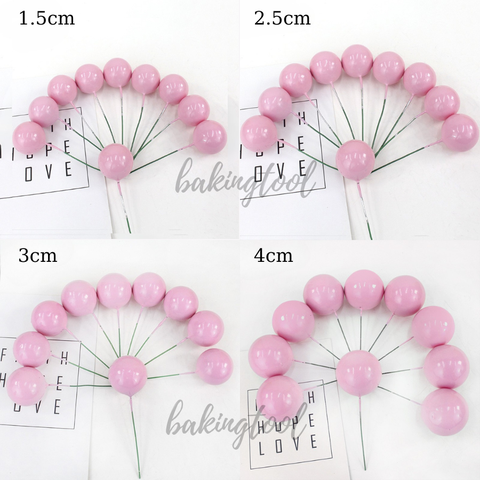 Bóng 4 size HỒNG lì