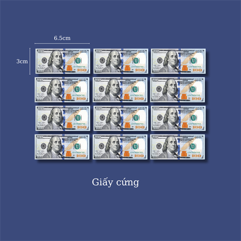 Set que giấy tiền Dollar giấy NHỎ-50 tờ