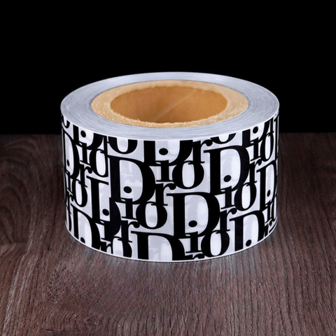 Mica cuộn bánh DIOR ĐEN dày 8*50m