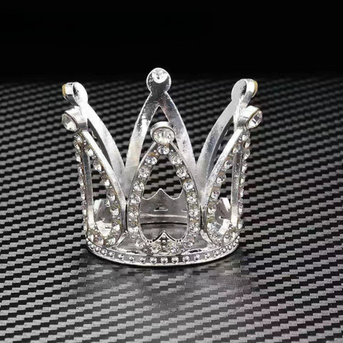 Vương miện mini NHIỀU ĐÁ BẠC