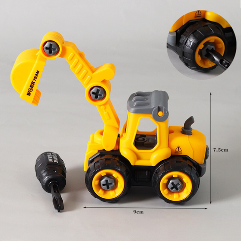 Xe Xúc vàng +tua vít nhựa công trình