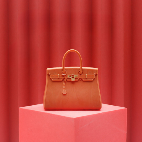 Túi hermes cam đất