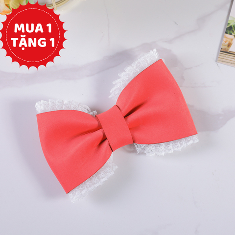 Que nơ xốp viền ren đỏ-SALE