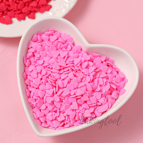 Cốm tim hồng to dẹt 100g