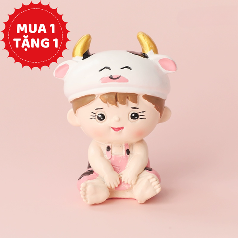 Bé trâu baby Gái sứ Hồng