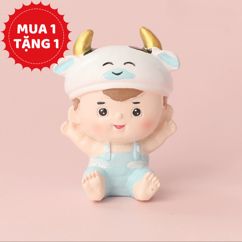 Bé trâu baby Trai sứ xanh