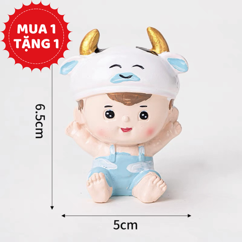 Bé trâu baby Trai sứ xanh
