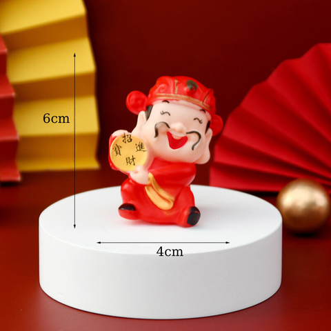 TẾT- Trang trí ông thần tài ĐỎ ôm ĐỒNG XU (loại đẹp 8K)