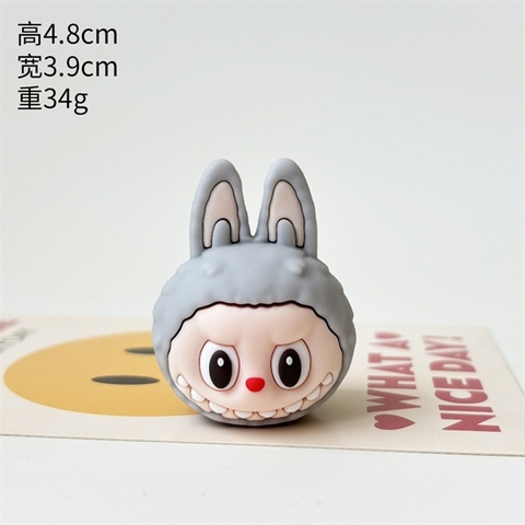 Kute siêu cấp đầu Labubu màu XÁM