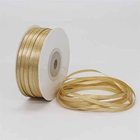 Rb lụa 0.3cm *45m màu VÀNG ĐỒNG