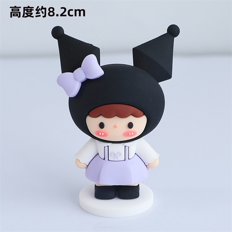 Kute bé gái KUROMI đứng NHỰA ĐẶC