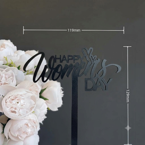 Topper mica WMD 2 tim rỗng đen