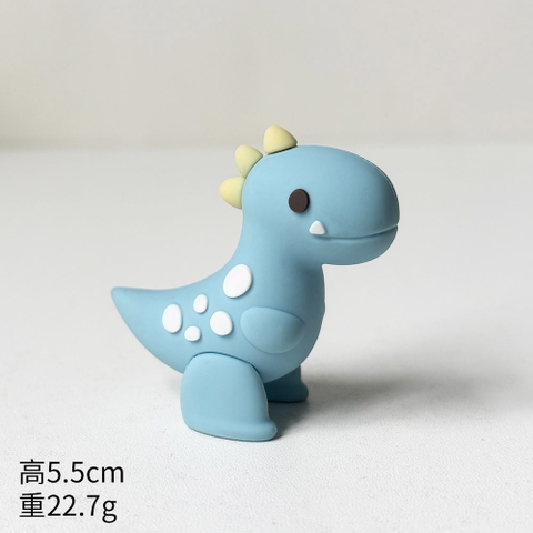 Kute mô hình bé khủng long gai xanh dương 5cm