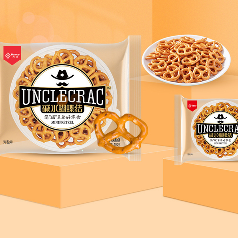 Bánh quy vòng Trang trí Unclecrac-100g (mã nhập)