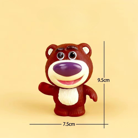 Trang trí gấu nhựa LOTSO Đứng 9cm