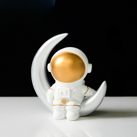 Đồ chơi phi hành gia ngồi TRĂNG BẠC