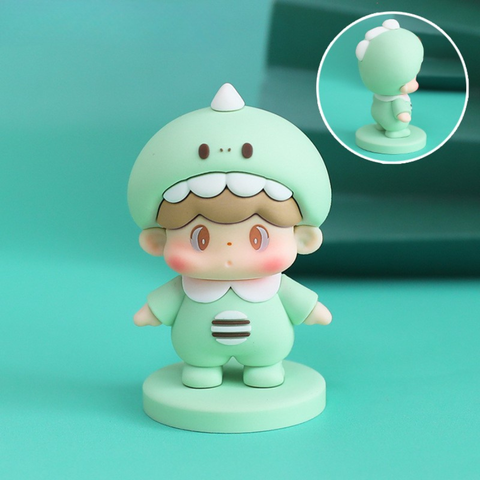 Kute SIÊU CẤP bé TRAI KHỦNG LONG XANH MINT 8cm