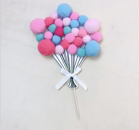 Que biển hiệu HPBD dài bông sắc màu