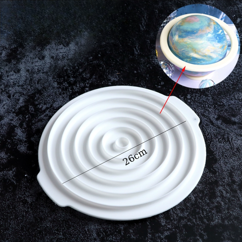 Khuôn F đế tròn trắng đk 26cm