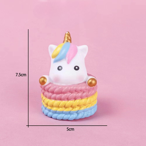 Đồ chơi unicorn ngồi giỏ LOẠI NHỎ
