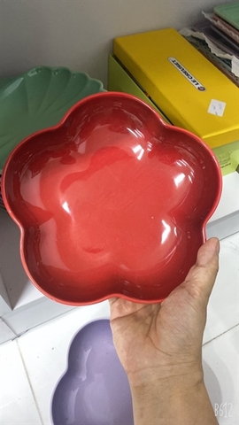 Đĩa hoa màu đỏ LC229